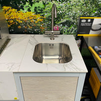 EO Outdoor Kitchen Including Bull BBQ Lonestar Gas Grill and Fridge - Ex Display Model