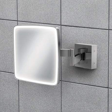 HIB Eclipse Magnifying Bathroom Mirror