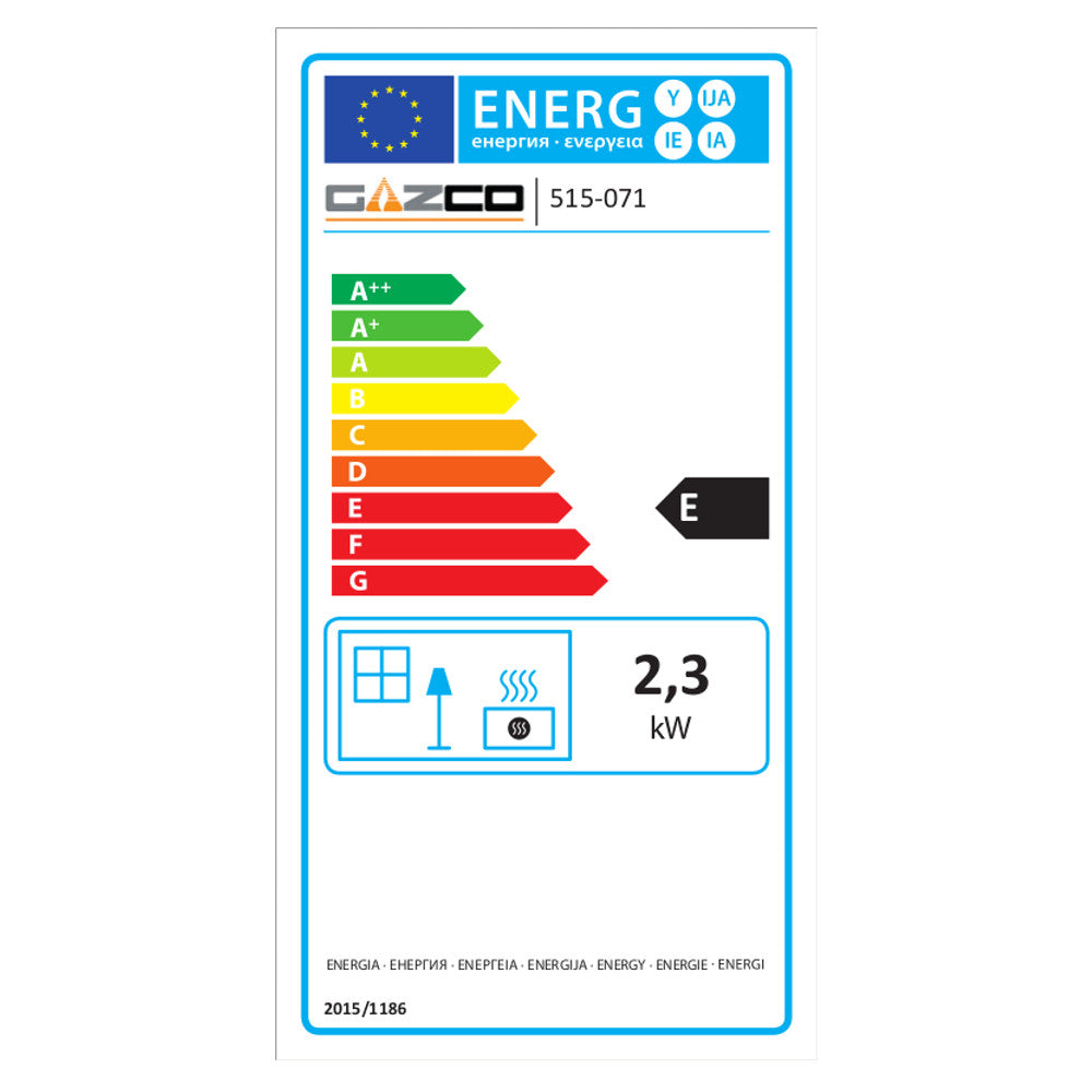 Gazco Huntingdon 20 Gas Stove - Conventional Flue - Natural Gas