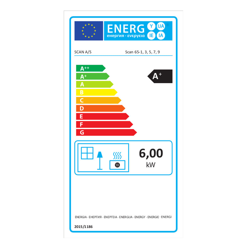 Scan 65-1 Wood Burning Stove in Black
