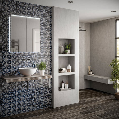 HIB Ether Illuminated Mirrored Cabinet
