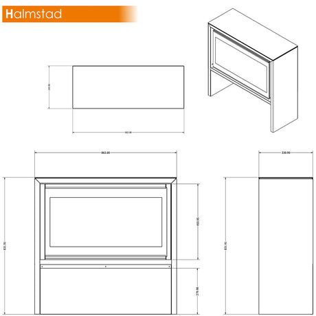 Evonic Halmstad Electric Stove