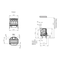 Jotul F400 Wood Burning Stove - EcoDesign Ready