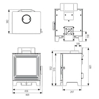 Stovax FireFX Eton 5 Wood Burning Stove