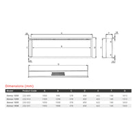 Gazco FireFX Atmos 165R Electric Inset Fire