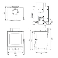 Stovax FireFX Echo 5 Wood Burning Stove