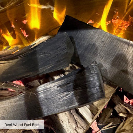 Firetti Naples with Log Store Electric Stove