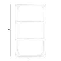 JIS - Fletching Traditional Heated Towel Rail - Polished Stainless Steel