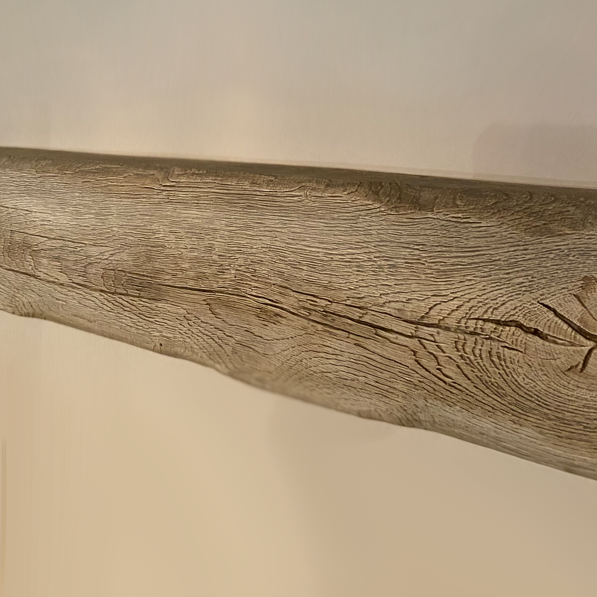 Focus Fires Cast Beam - Weathered Oak - 48 Inches - Ex Display