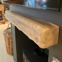 Focus Fires Cast Beam - Weathered Oak - 42 Inches - Ex Display