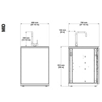 Fontana Ignes IGN-Aqua Sink – Modular Outdoor Kitchen - Available in 2 Sizes