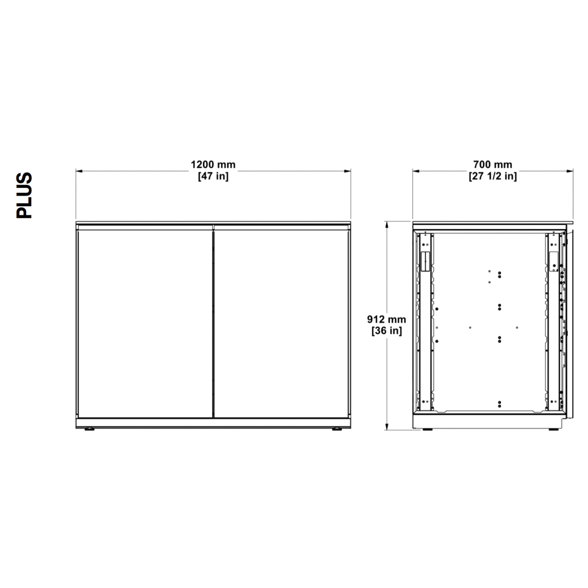 Fontana Ignes IGN-Pizza Oven Cabinet – Modular Outdoor Kitchen - Available in 2 Sizes