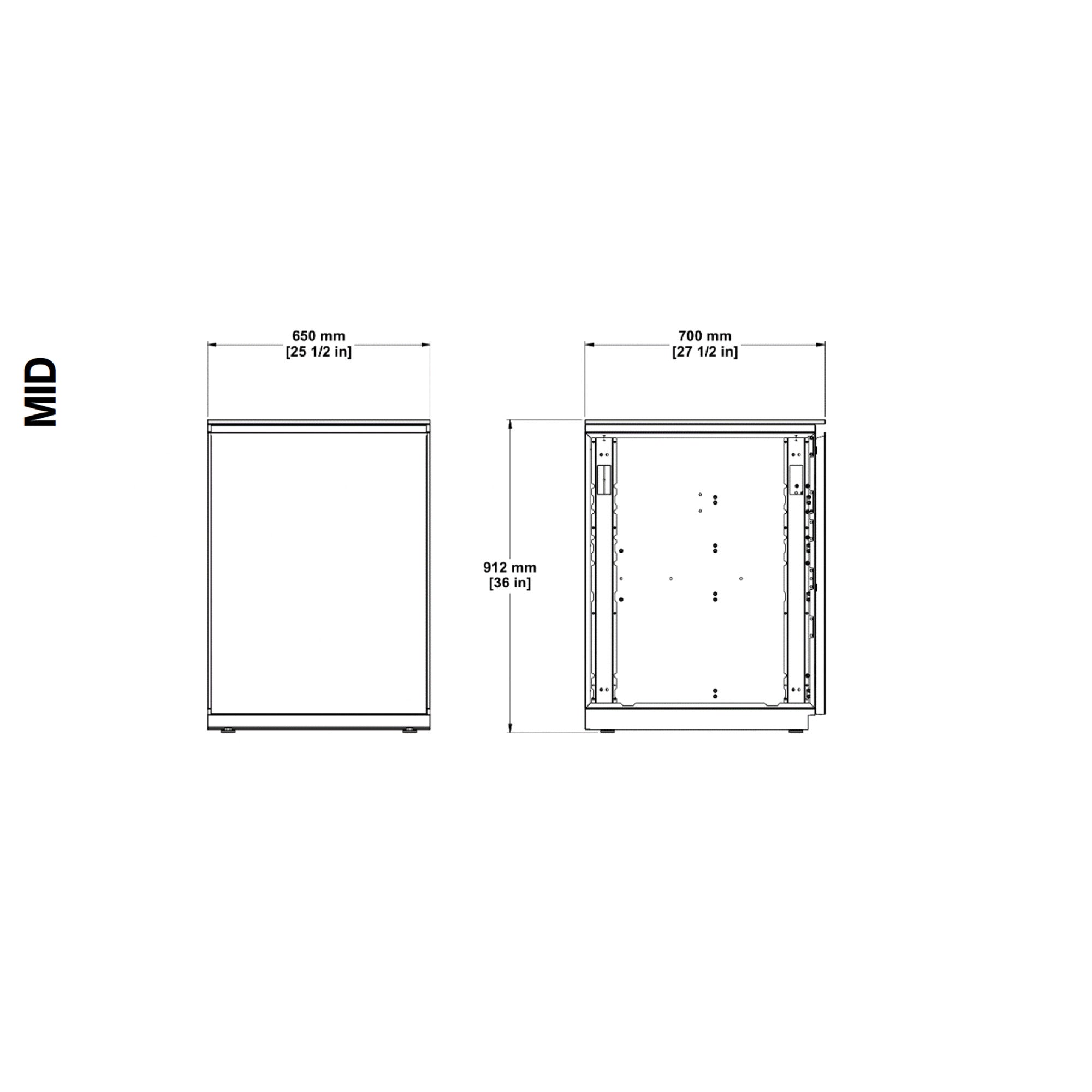 Fontana Ignes IGN-StoreBase – Modular Outdoor Kitchen - Available in 3 Sizes