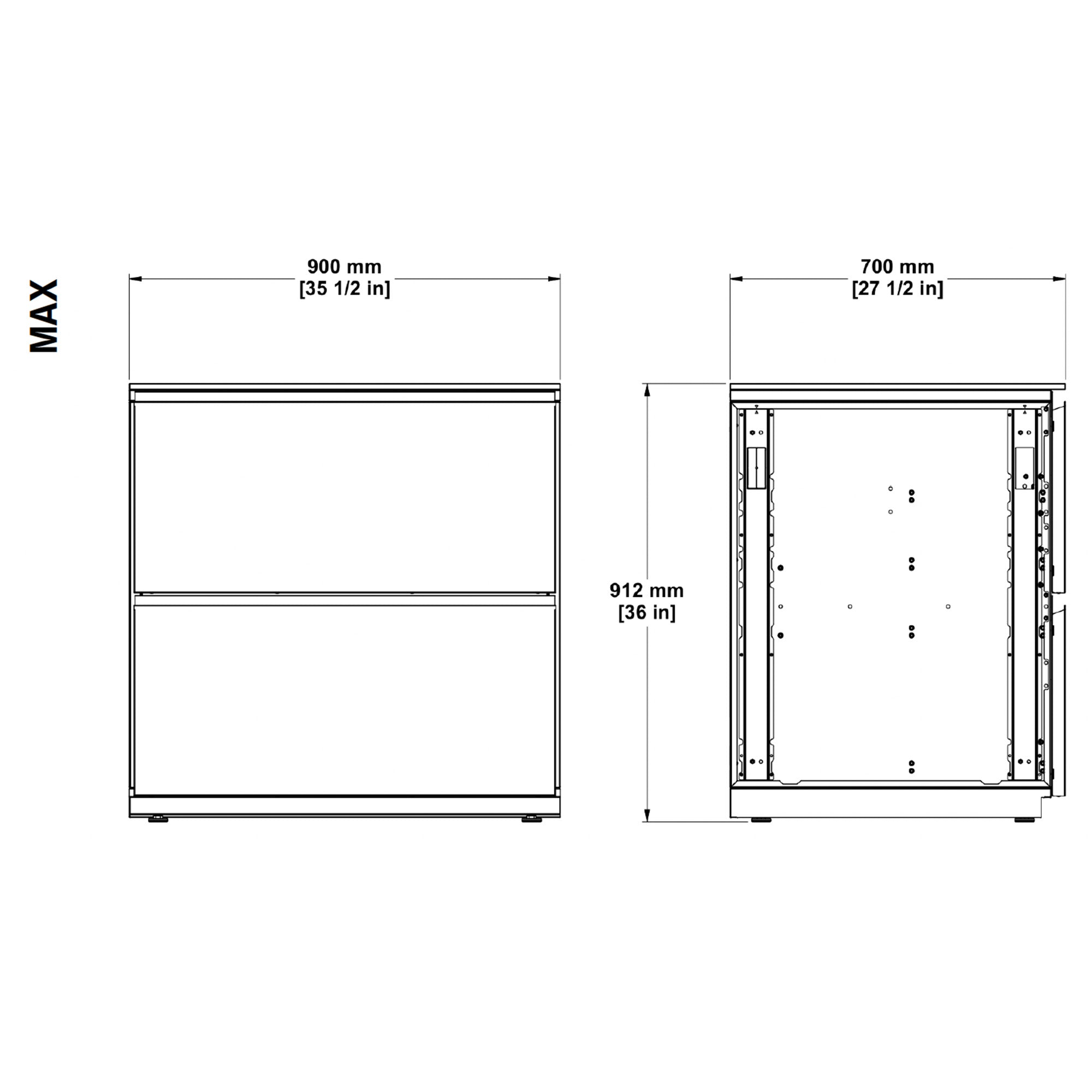 Fontana Ignes IGN-StoreDuo – Modular Outdoor Kitchen - Available in 2 Sizes