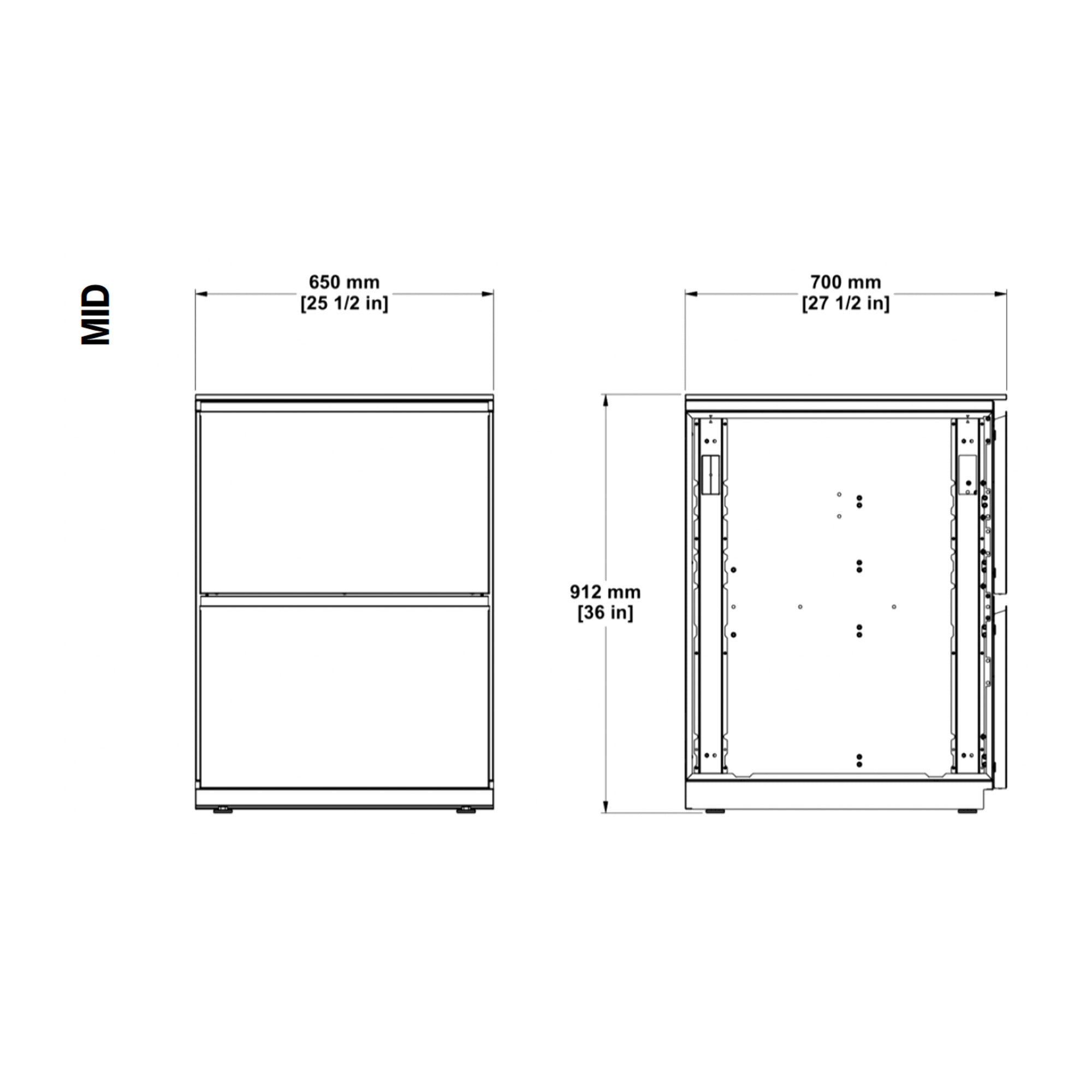 Fontana Ignes IGN-StoreDuo – Modular Outdoor Kitchen - Available in 2 Sizes