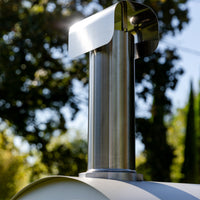 Fontana Volta 70 Duel Fuel Countertop Pizza Oven - Grey/White