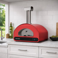Fontana Volta 70 Duel Fuel Countertop Pizza Oven - Rosso/Red
