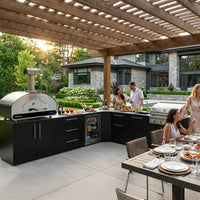 Fontana Volta 90 Duel Fuel Countertop Pizza Oven - Rosso/Red