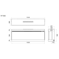 Vision Futura VF150 Electric Fire