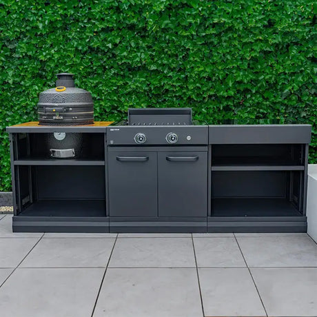 GRLLR Ember Kamado Classic 22 Built-In - Charcoal Black
