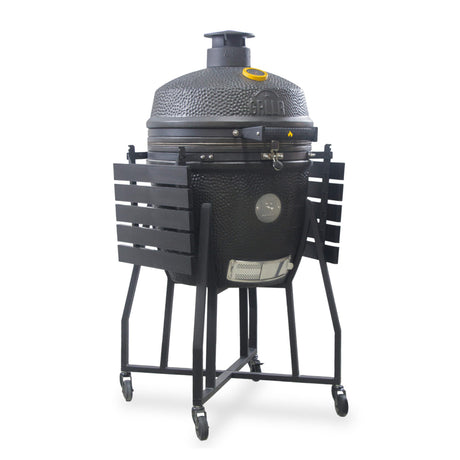 GRLLR Ember Kamado Classic 22 with Trolly - Charcoal Black
