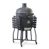GRLLR Ember Kamado Classic 22 with Trolly - Charcoal Black