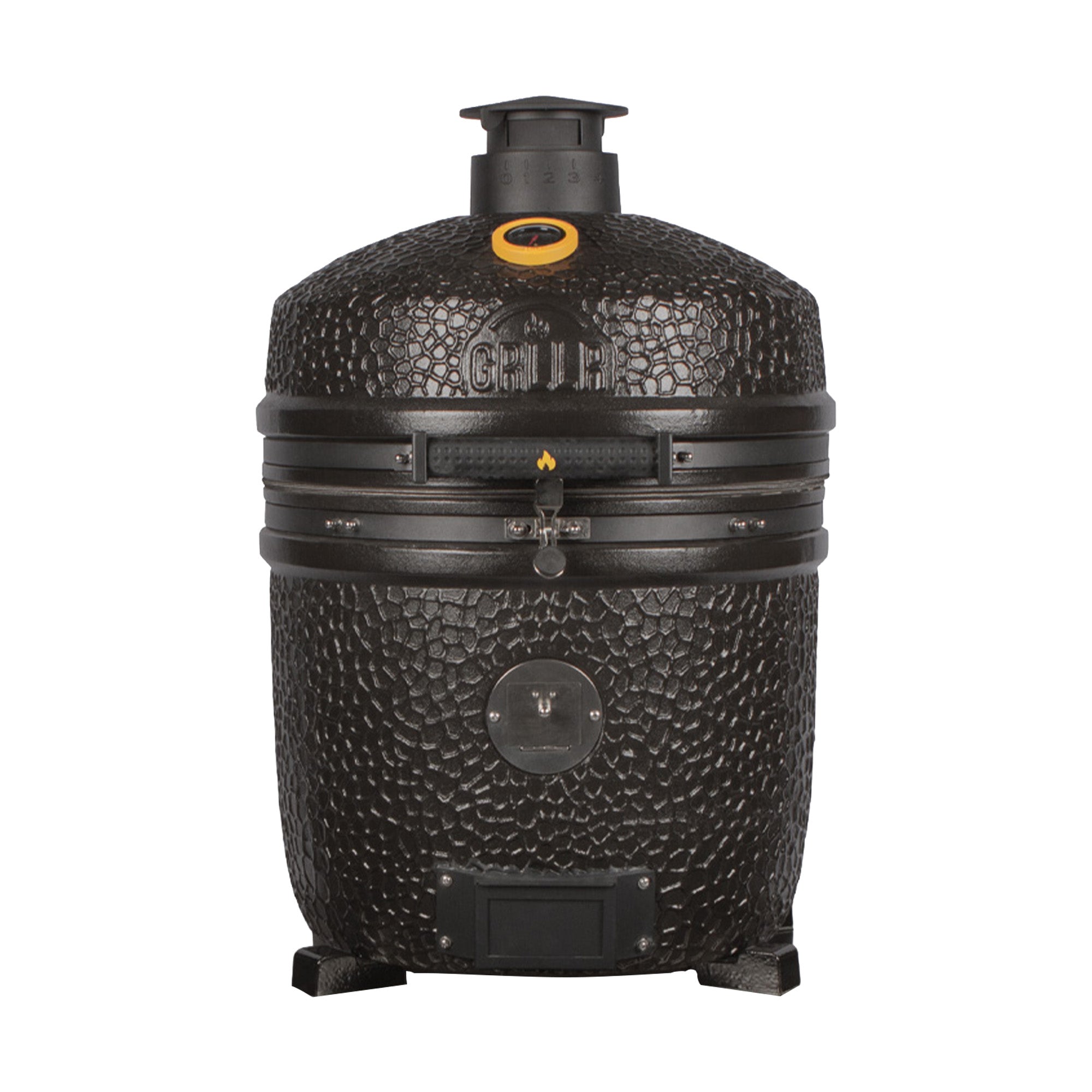 GRLLR Ember Kamado Pro Built-In - Charcoal Black