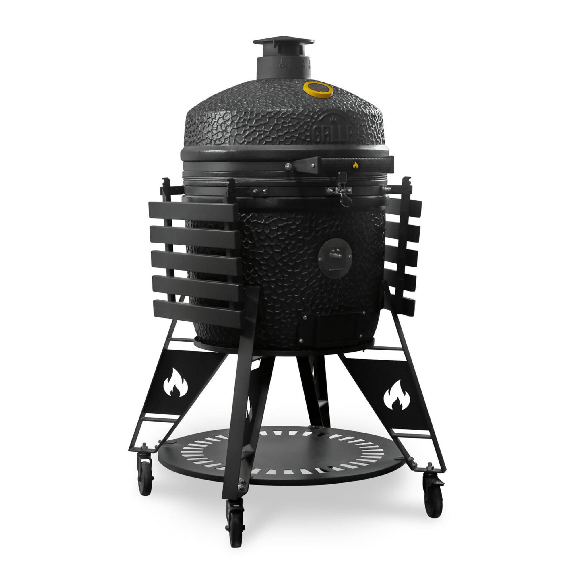 GRLLR Ember Kamado Pro with Trolly - Charcoal Black