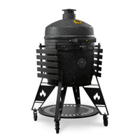 GRLLR Ember Kamado Pro with Trolly - Charcoal Black