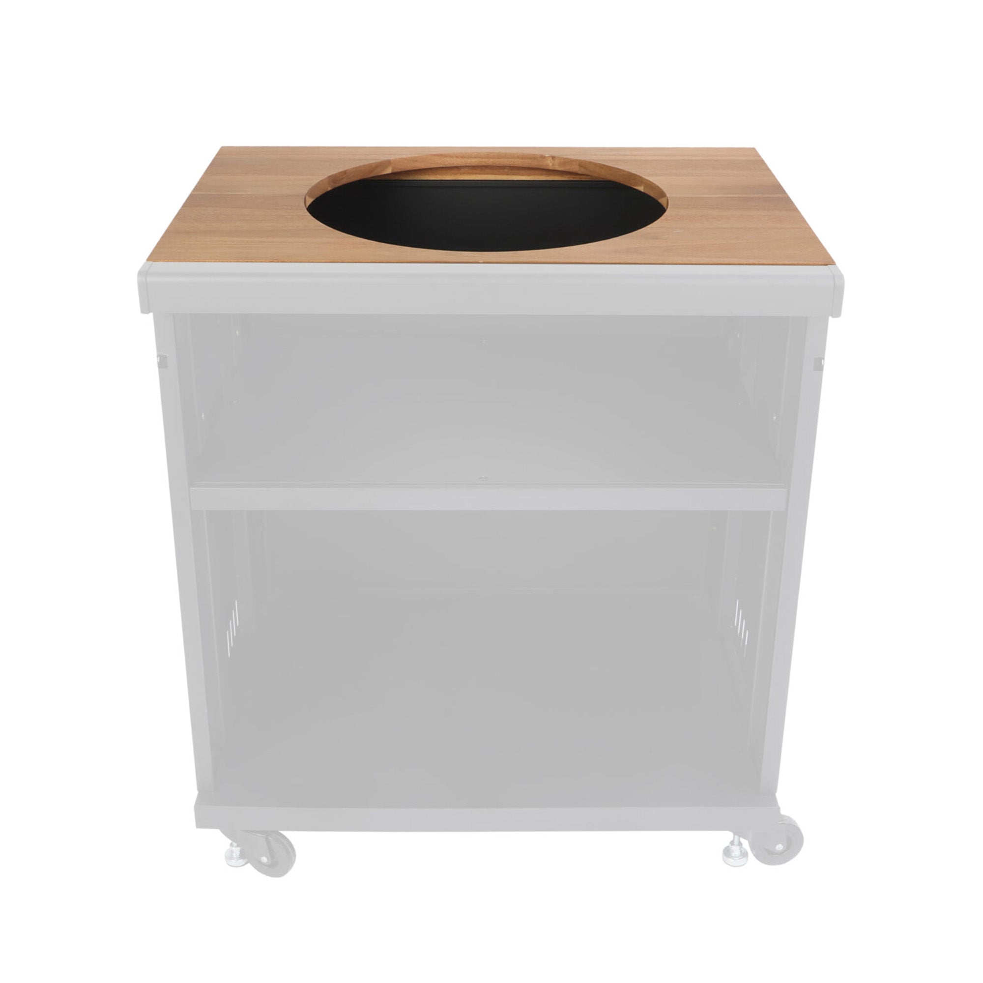 GRLLR Wooden Worktop for Connect Expansion Unit – Modular Outdoor Kitchen