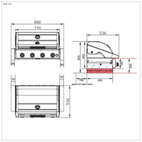 GRLLR Prime G4 Build-In Gas BBQ