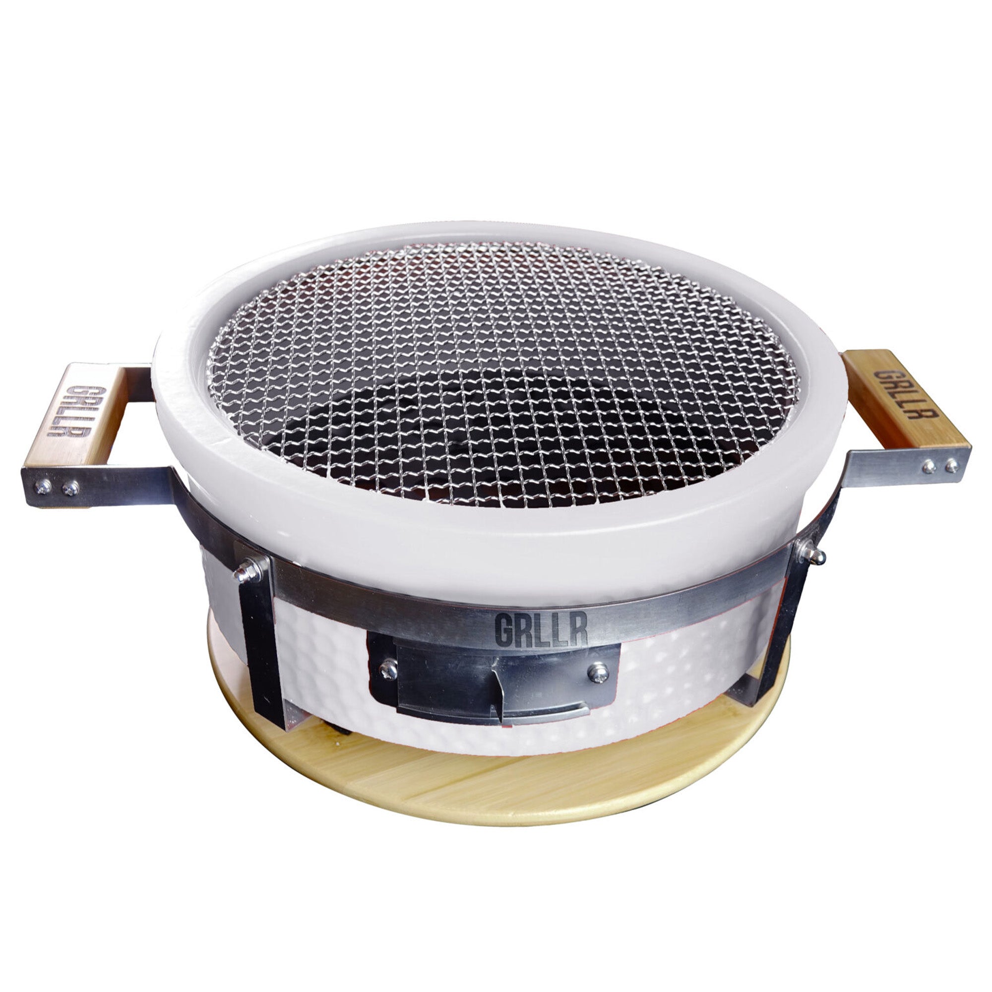 GRLLR Tokyo Shichirin Round Table BBQ - White