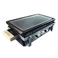 GRLLR Osaka Shichirin Rectangular Table BBQ - Black