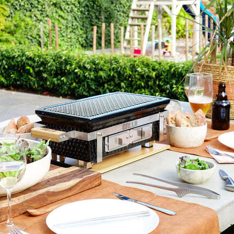 GRLLR Osaka Shichirin Rectangular Table BBQ - Black