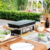 GRLLR Osaka Shichirin Rectangular Table BBQ - Black