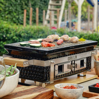 GRLLR Osaka Shichirin Rectangular Table BBQ - Black