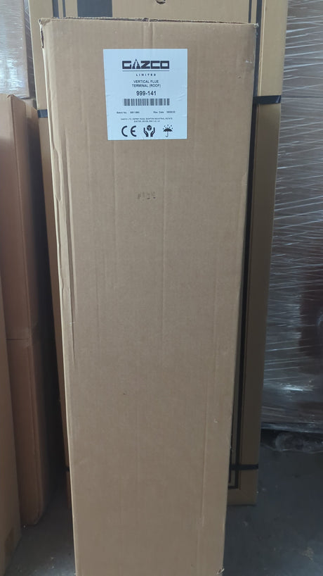 Gazco Vertical Flue Roof Terminal - Boxed
