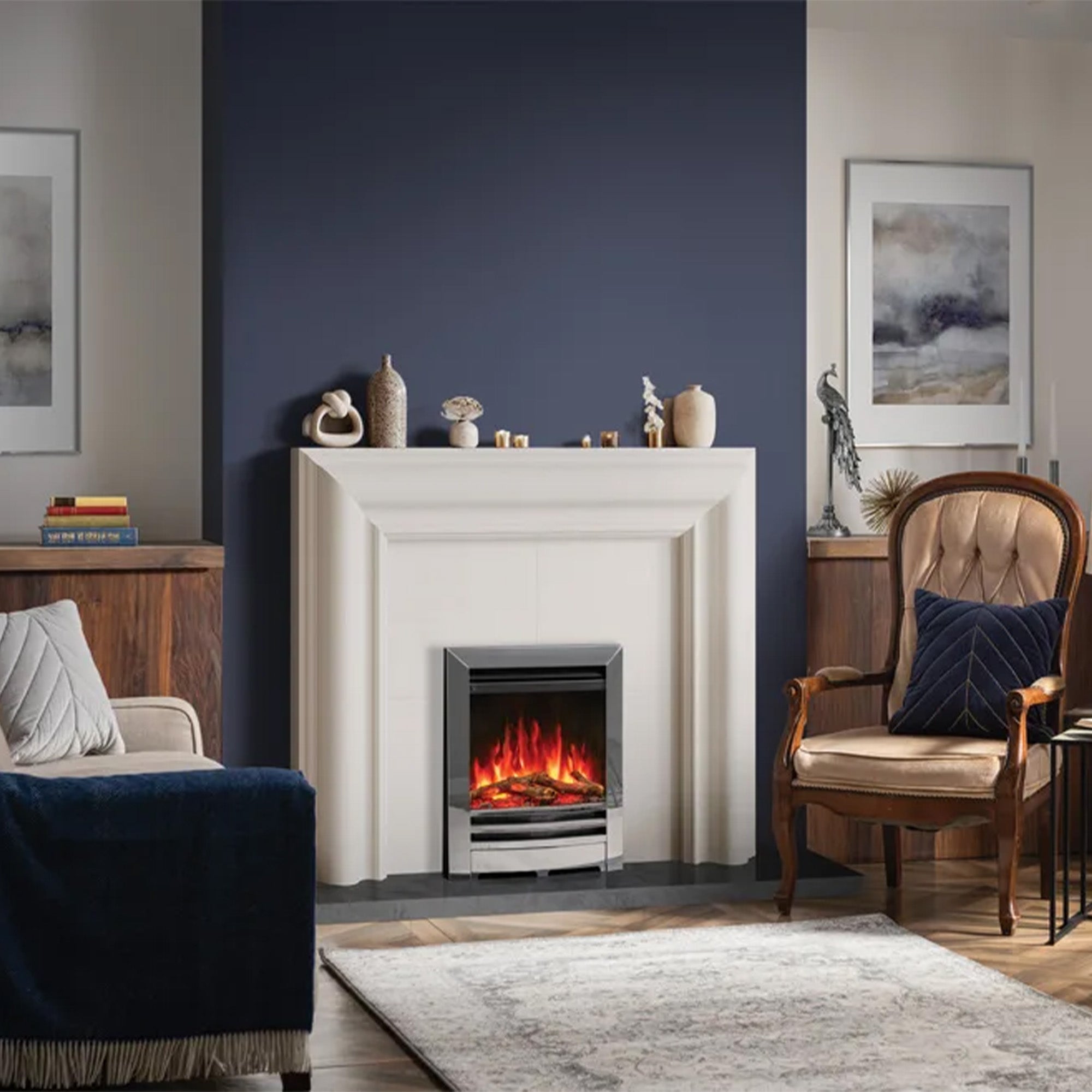 Gazco FireFX Anya Electric Fire - Chrome