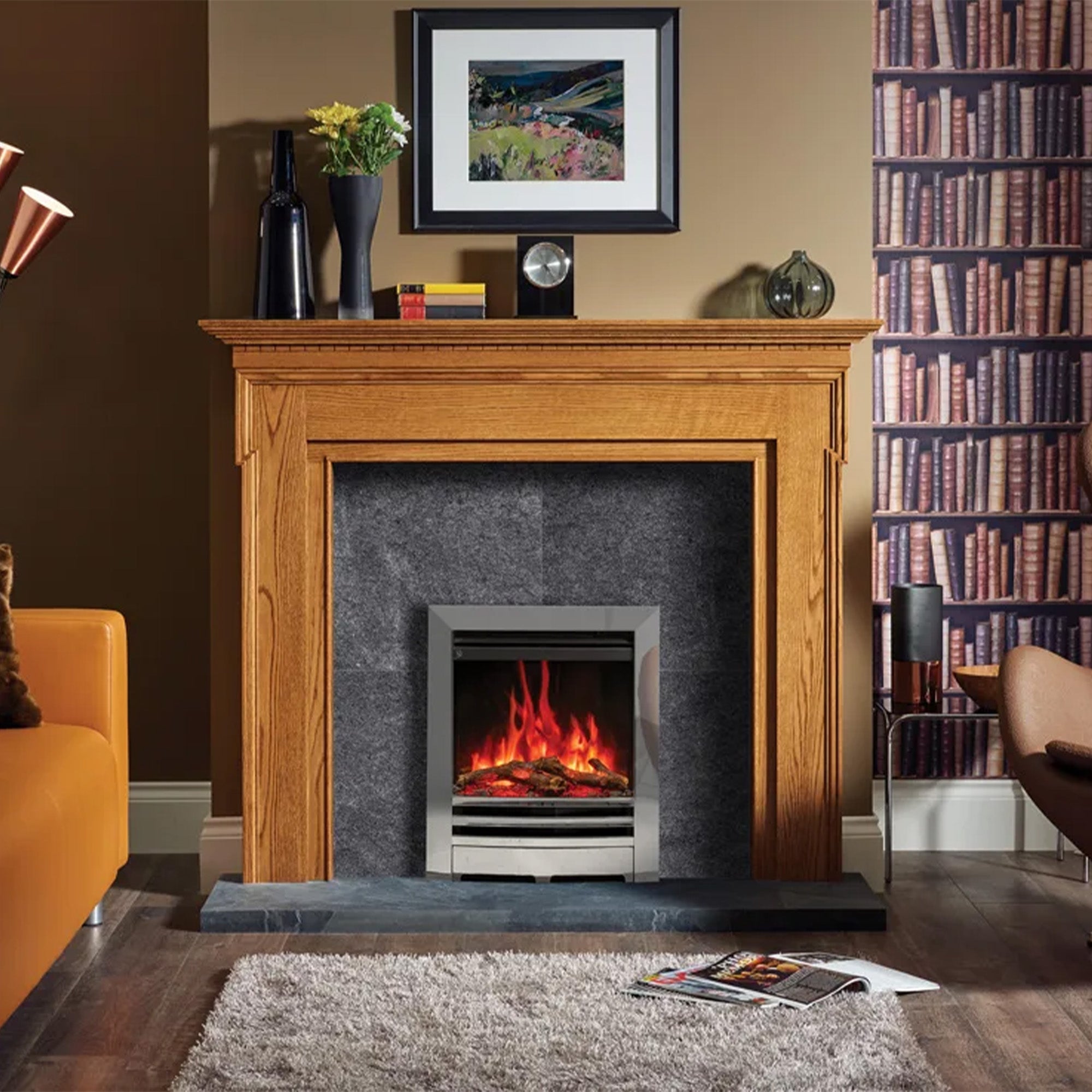 Gazco FireFX Anya Electric Fire - Chrome