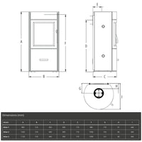 Stovax FireFX Atlas 1 Wood Burning Stove