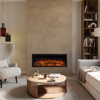 Gazco Onyx Avita 120RW Electric Fire with Luxury Logscape - Showroom Exclusive