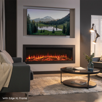 Gazco Onyx Avita 160RW Electric Fire with Luxury Logscape - Showroom Exclusive