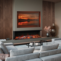 Gazco Onyx Avita 160RW Electric Fire with Luxury Logscape - Showroom Exclusive