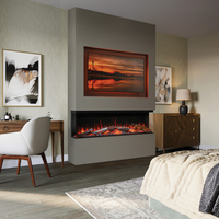 Gazco Onyx Avita 160RW Electric Fire with Luxury Logscape - Showroom Exclusive
