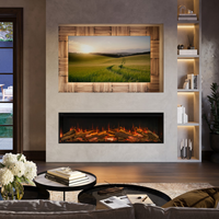 Gazco Onyx Avita 160RW Electric Fire with Luxury Logscape - Showroom Exclusive