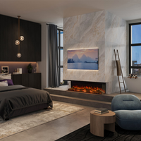 Gazco Onyx Avita 160RW Electric Fire with Luxury Logscape - Showroom Exclusive