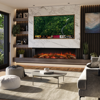 Gazco Onyx Avita 190RW Electric Fire with Luxury Logscape - Showroom Exclusive