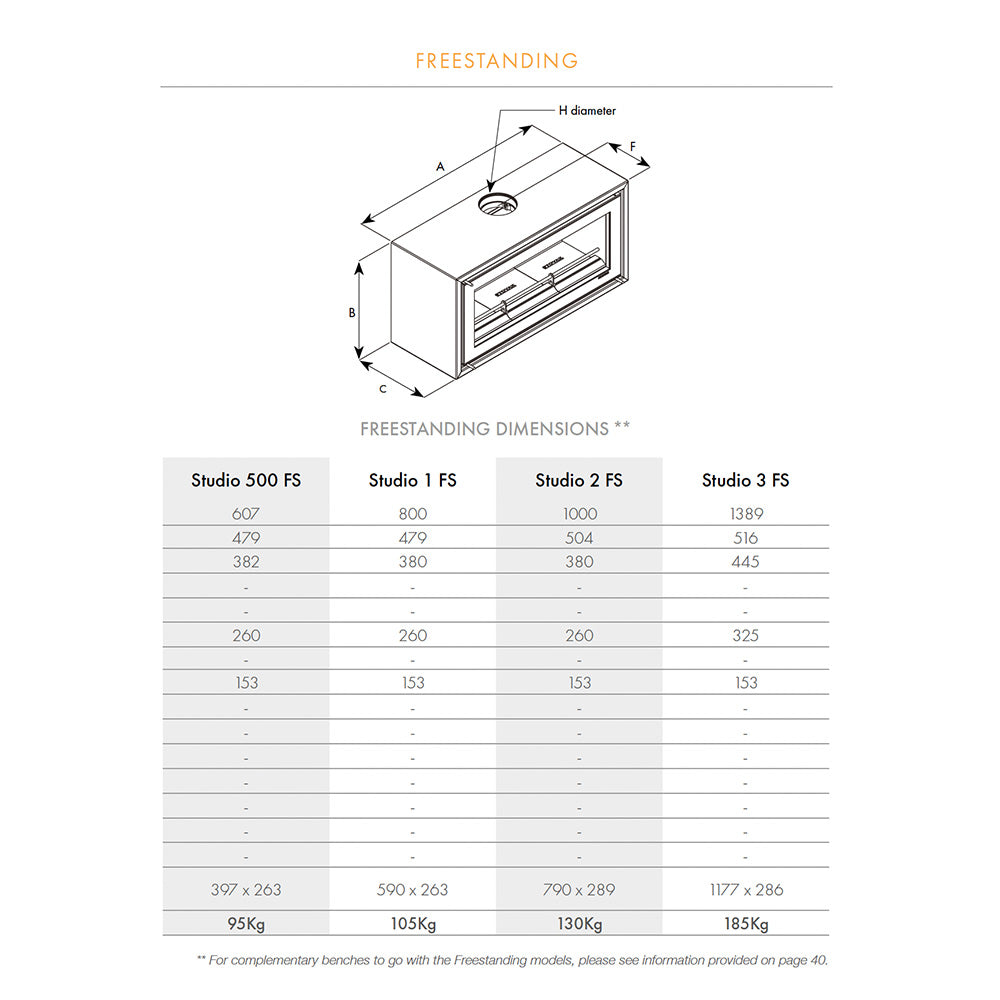 Stovax Studio 1 Freestanding Wood Burner