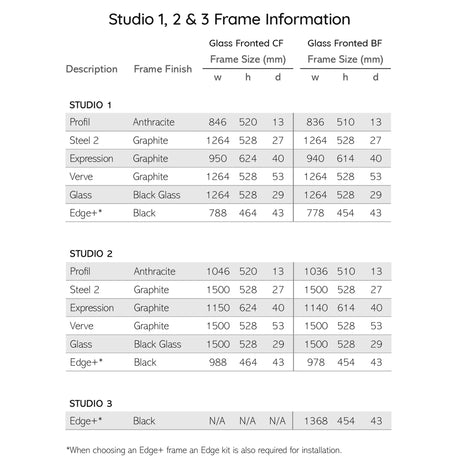Gazco Studio 1 Glass Fronted Inset Gas Fire - Conventional Flue