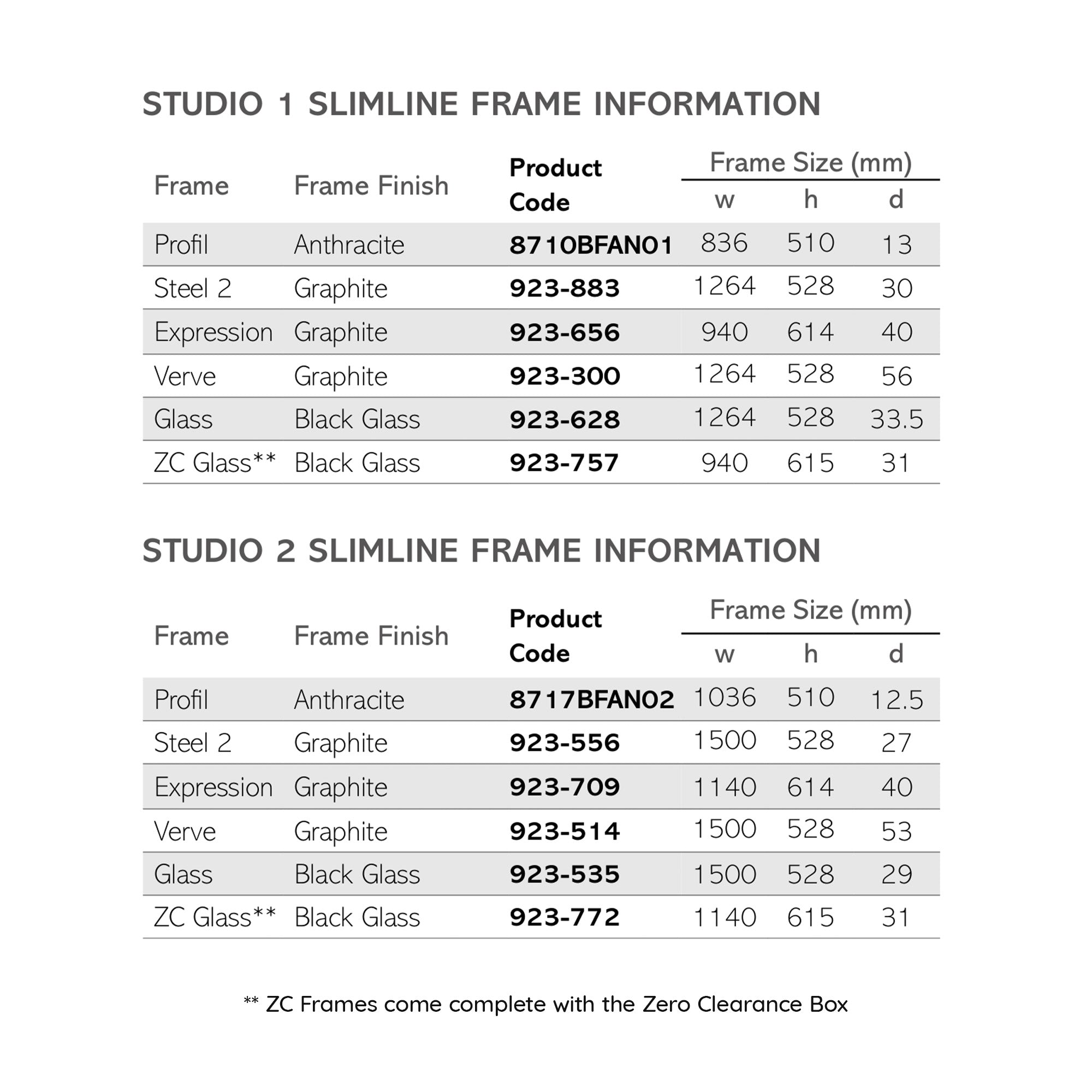 Gazco Gas Fires - Studio 1 Slimline Inset Gas Fire - Balanced Flue